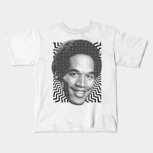 Oj Simpson mugshot Kids T-Shirt